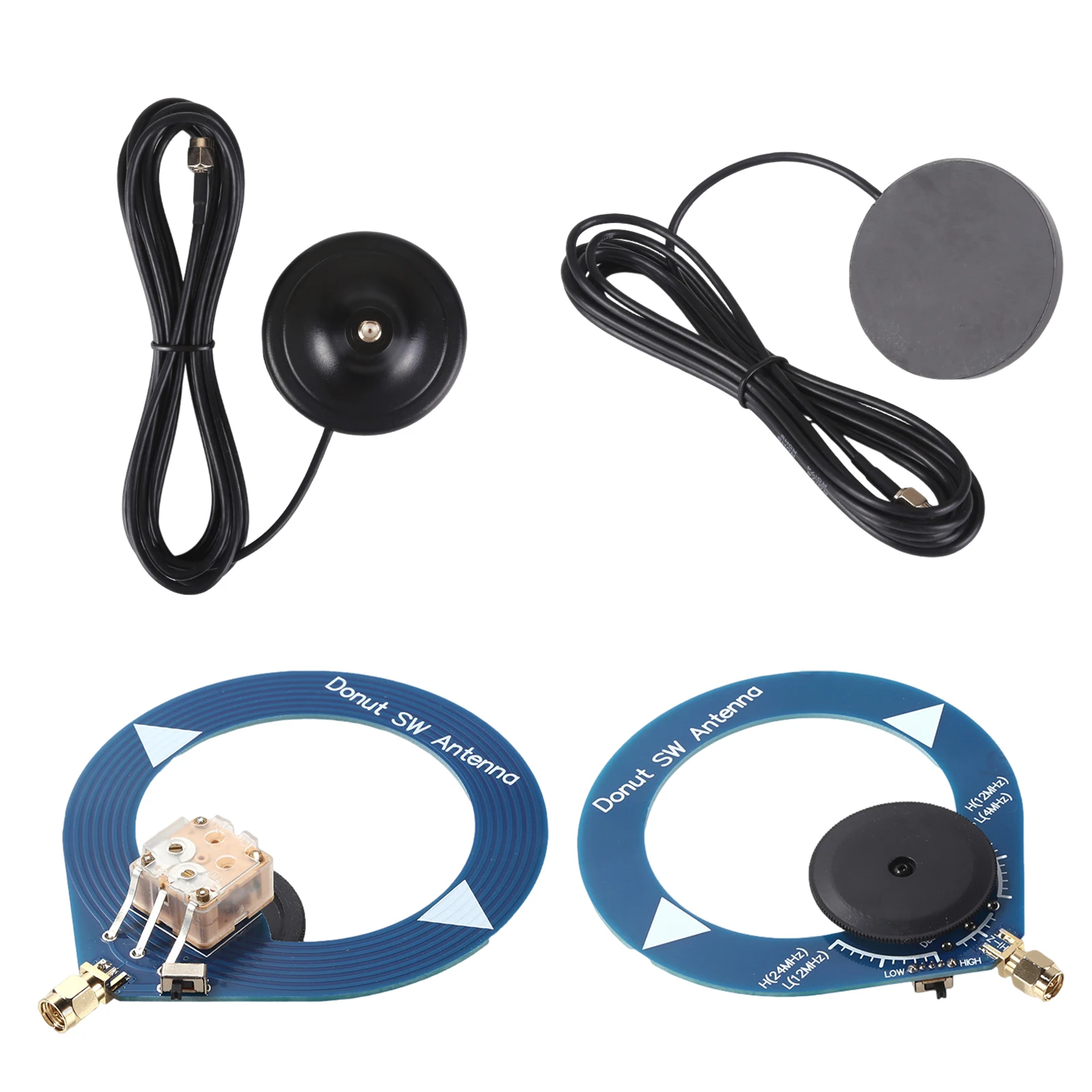Mini Loop Shortwave Antennas SMA Connector SW Shortwave Extension Cable for Home Theater Audio Sound Radio Stereo Indoor