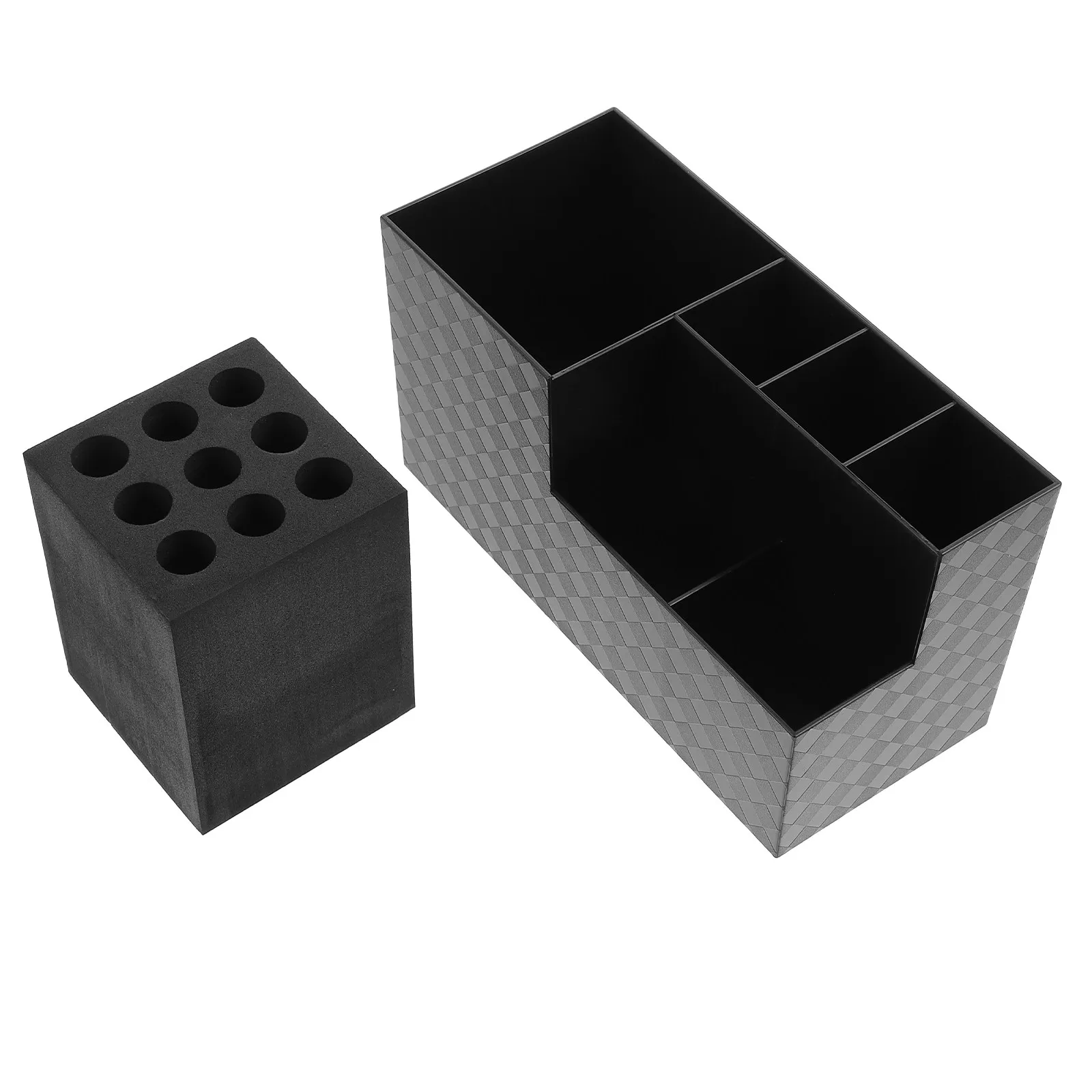 

Прочный кейс для парикмахерских ножниц с отделениями для ножниц, расчесок, зажимов, органайзер для хранения инструментов для салона красоты