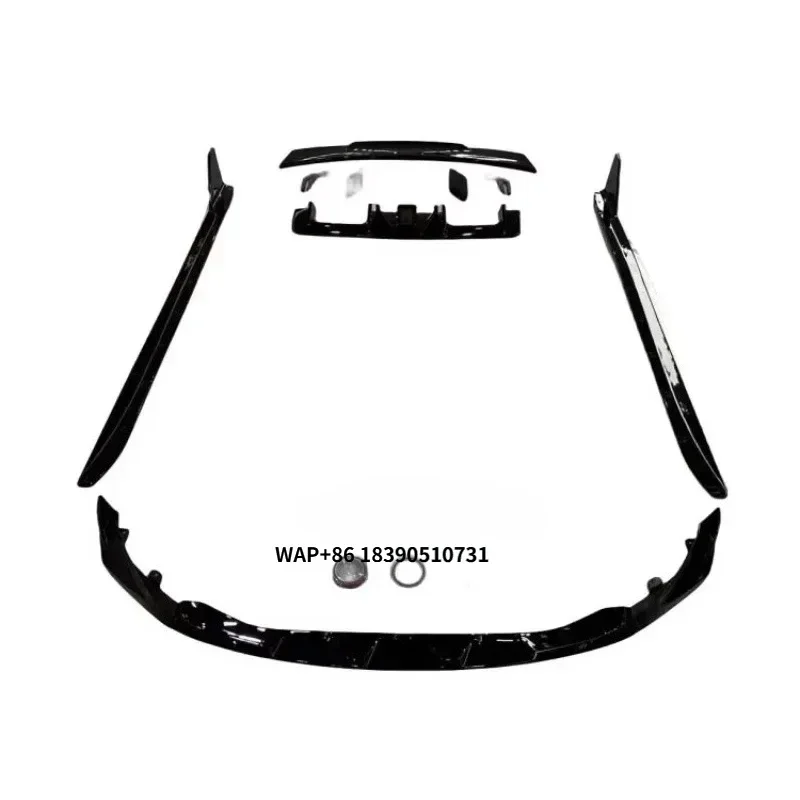 

Auto Parts G80 MP Black Knight Style Bumper Side Skirts Front and Rear Lips Rear Spoiler Body Kit for G80