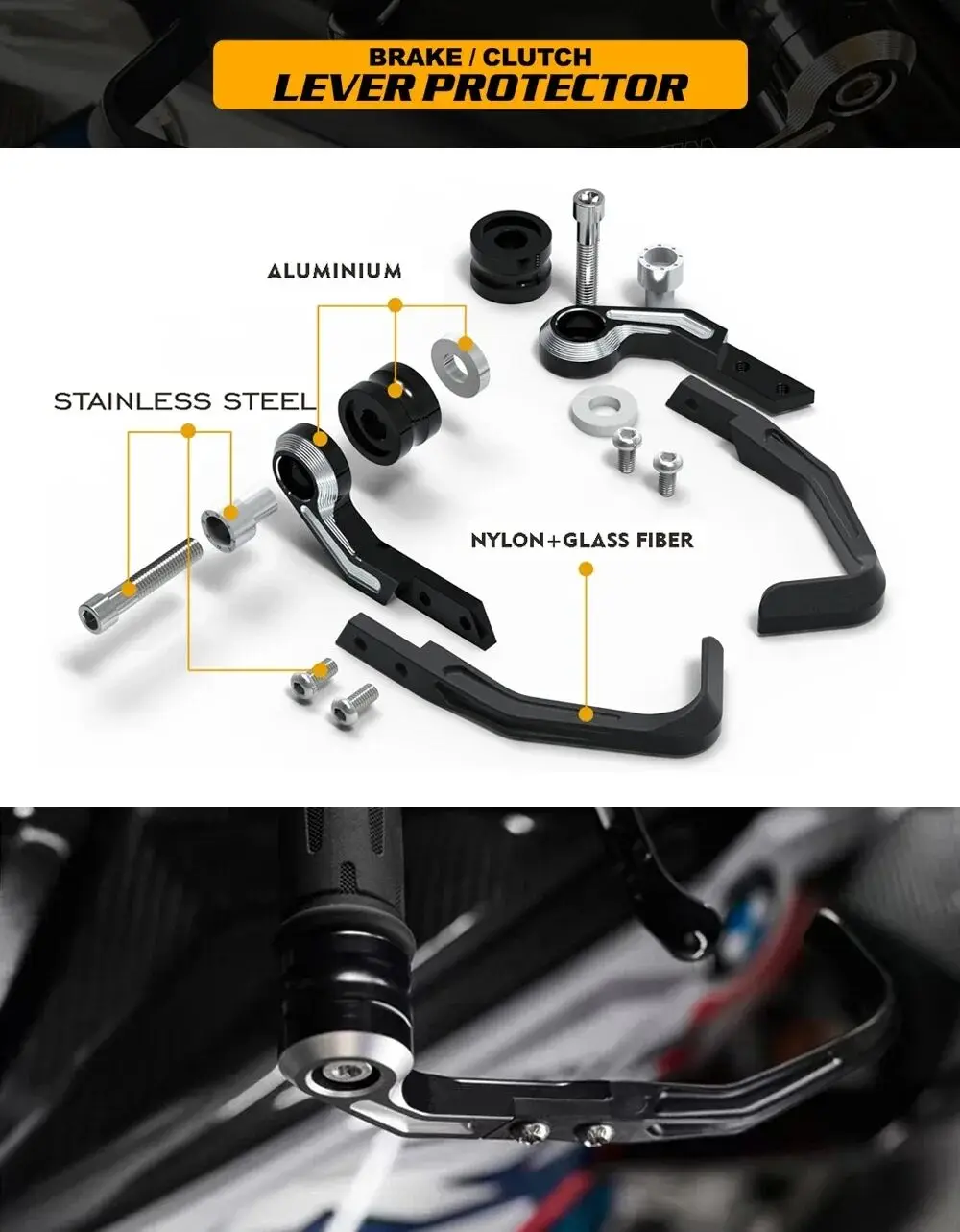 Motorcycle Levers Guard Brake Clutch Handlebar Protector For Aprilia RS4 50 2011‑2021 RS4 50 Replica 2018‑2019