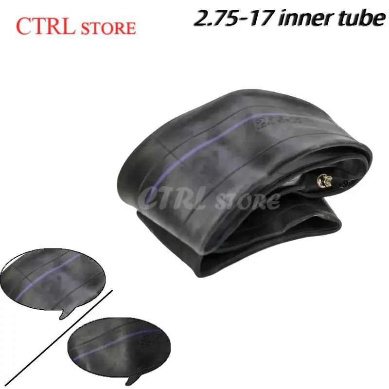 Off road motorcycle inner tube 2.75-17 straight nose front and rear inner tubes butyl rubber material tyre