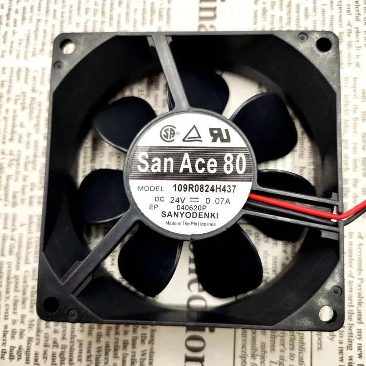 

109R0824H437 8CM 24V 0.07A 8025 BALL SERVER COOLING FAN