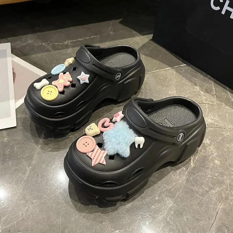 Summer Beach Slippers Women EVA Platform Sandals Cute Slip Resistant Holiday Shoes