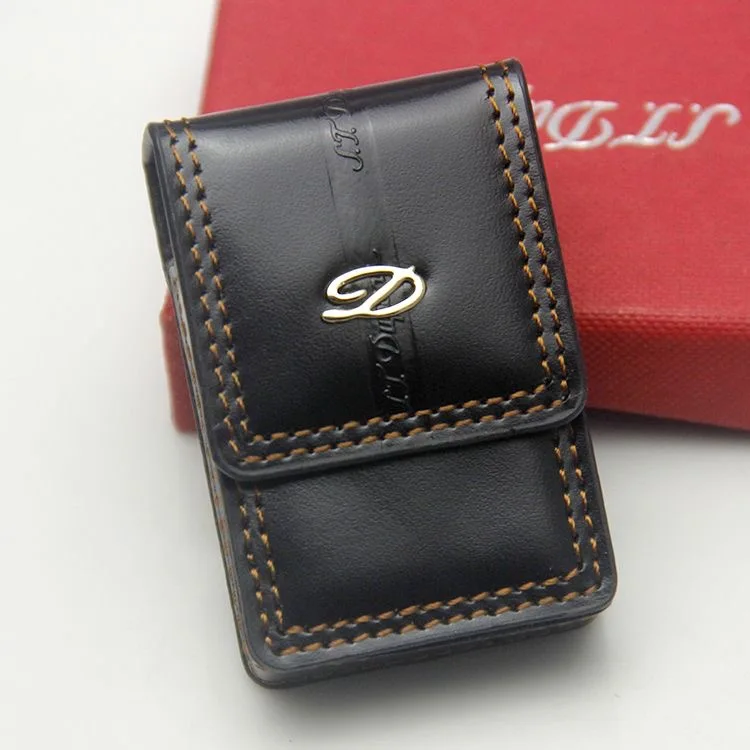 S.T. Dupont Lighter Leather Bag Storage Holder in gift box