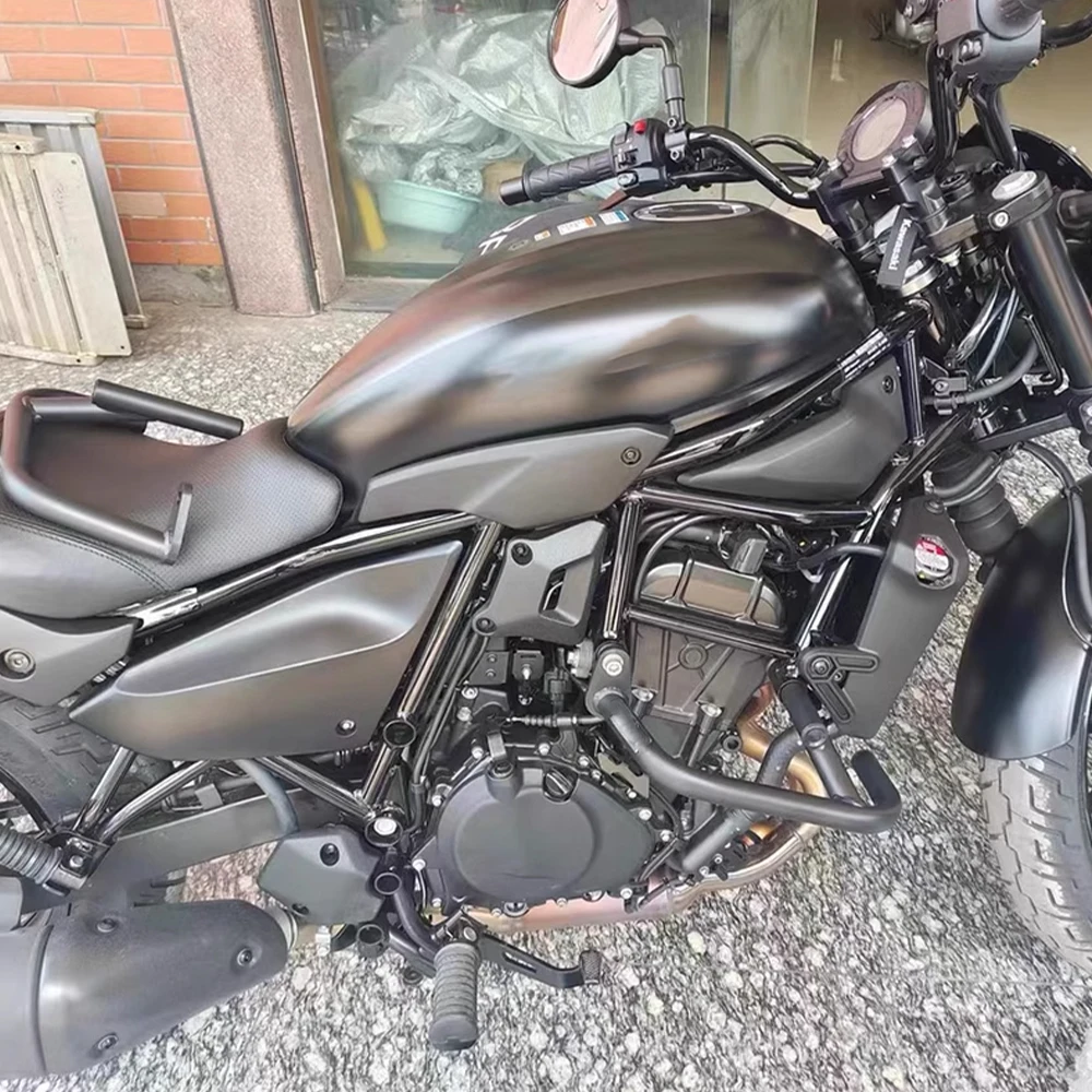 دراجة نارية الطريق السريع بار محرك الحرس تحطم حماية الإطار الوفير هدية حامي لكاواساكي مزيل 500 SE ABS 2024 2025