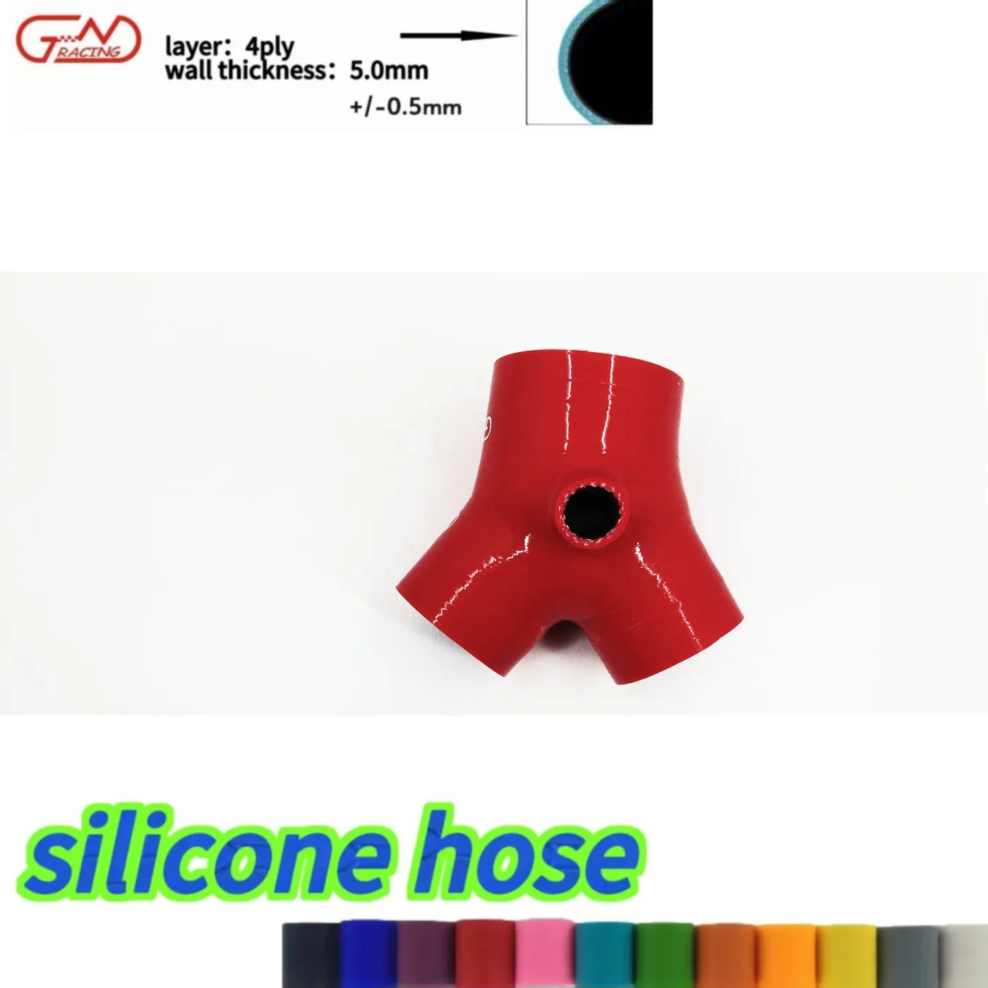 

For 2000-2005 Audi S4 RS4 A6 B5 Biturbo 2.7T Bi-Turbo Silicone Pipe Hose Tube 1Pc 2001 2002 2003 2004