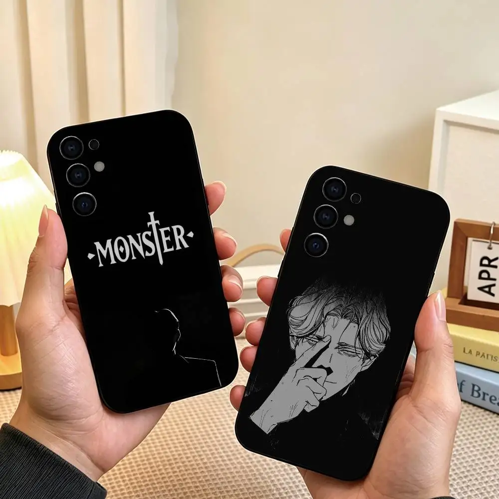 Anime Monster Kenzo Tenma  Phone Case Black Silicone Soft For Samsung S26,S25,S24,S23,S22,S21,S30,Ultra,Plus,Fe,Lite Gift