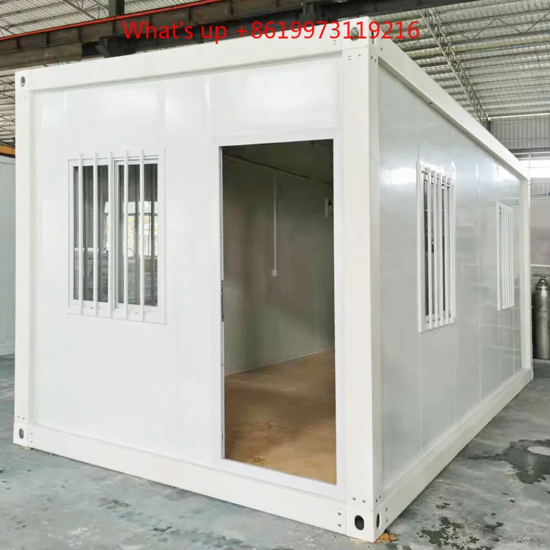 2026 Portable Prefab Modular Steel Structure Flat Pack Container House Hotel Use Modern Design Waterproof Temporary
