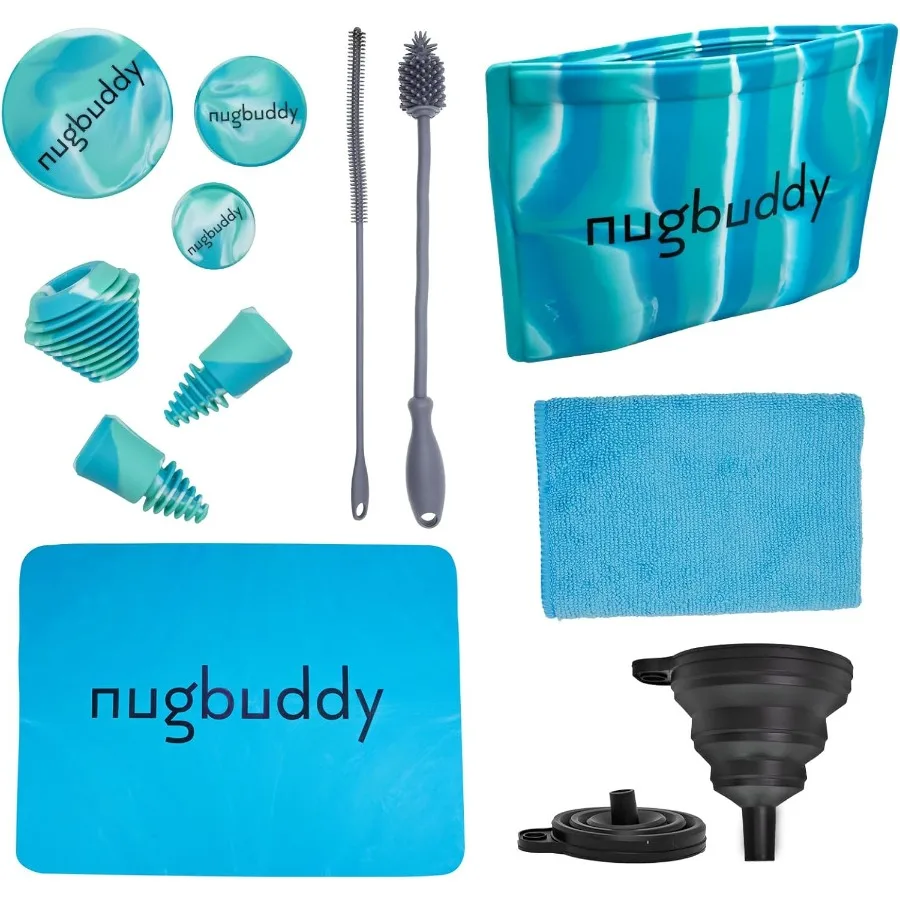 

Comprehensive Glass Cleaning Kit with Reusable Silicone Accessories for Efficient and Thorough Cleaning of Glassware Includes S