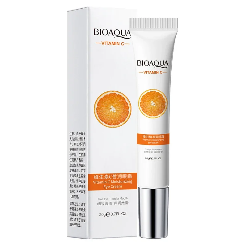 BIOAQUA Vitamin C Eye Cream Anti k Circles Moisturizing Eyes Contour Anti-wrinkle Beauty Health Eyes Skin Care Cosmetics