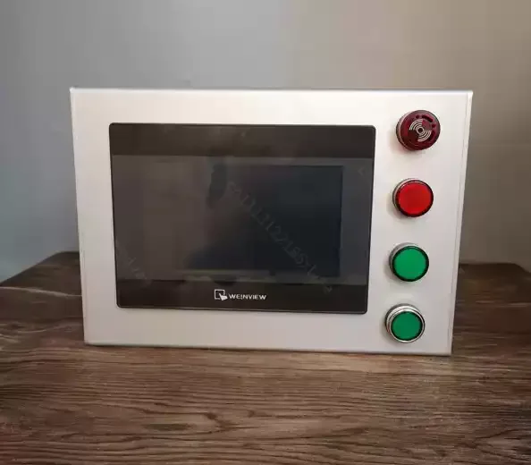 7 Inch Aluminum Alloy Control Box HMI Human Machine Interface Touch Screen Installation Electrical Enclosure