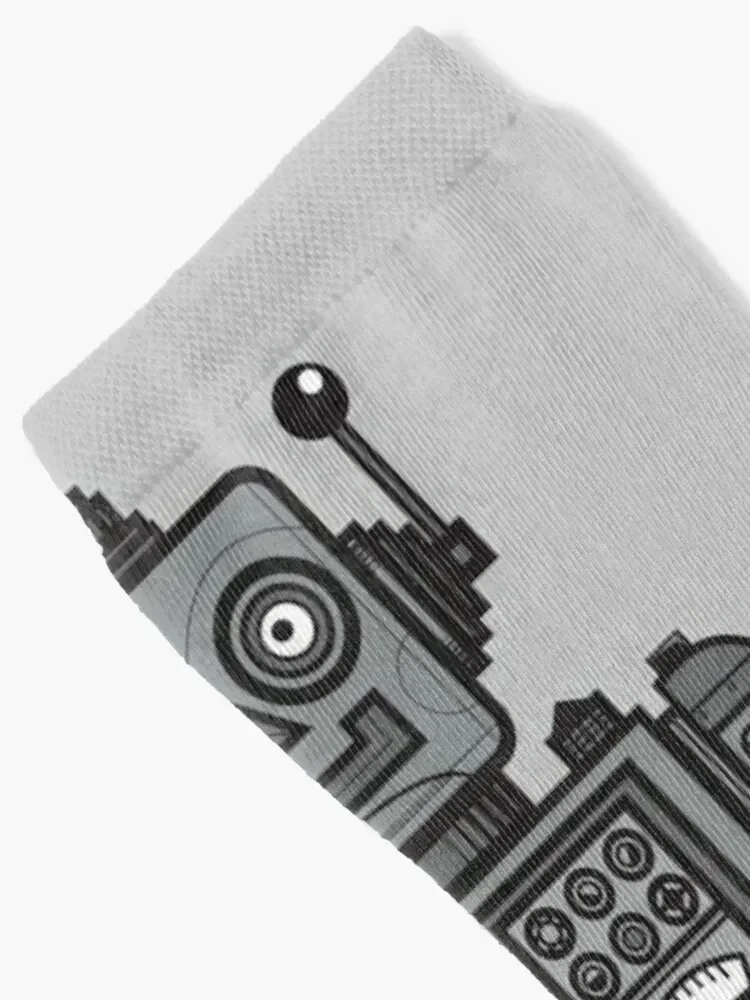 جوارب روبوت عتيقة، جوارب الهالوين للرجال، هدايا مضحكة من كروسفيت، جوارب للرجال #2