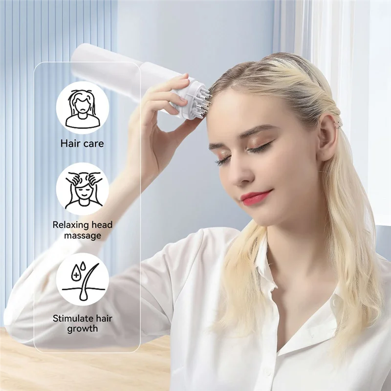

AAAU-2In1 Scalp Massager Brush For Medicine Essential Oil Serum Scalp Oil Applicator For Hair Treatment Growth 1 Piece