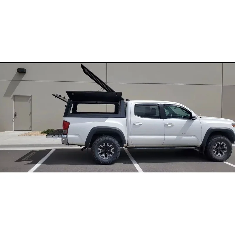 High Quality Top Opening 4-Door Waterproof Durable High-Top Hardtop Canopy Universal Pickup Truck Cab Bed Protective Accessories