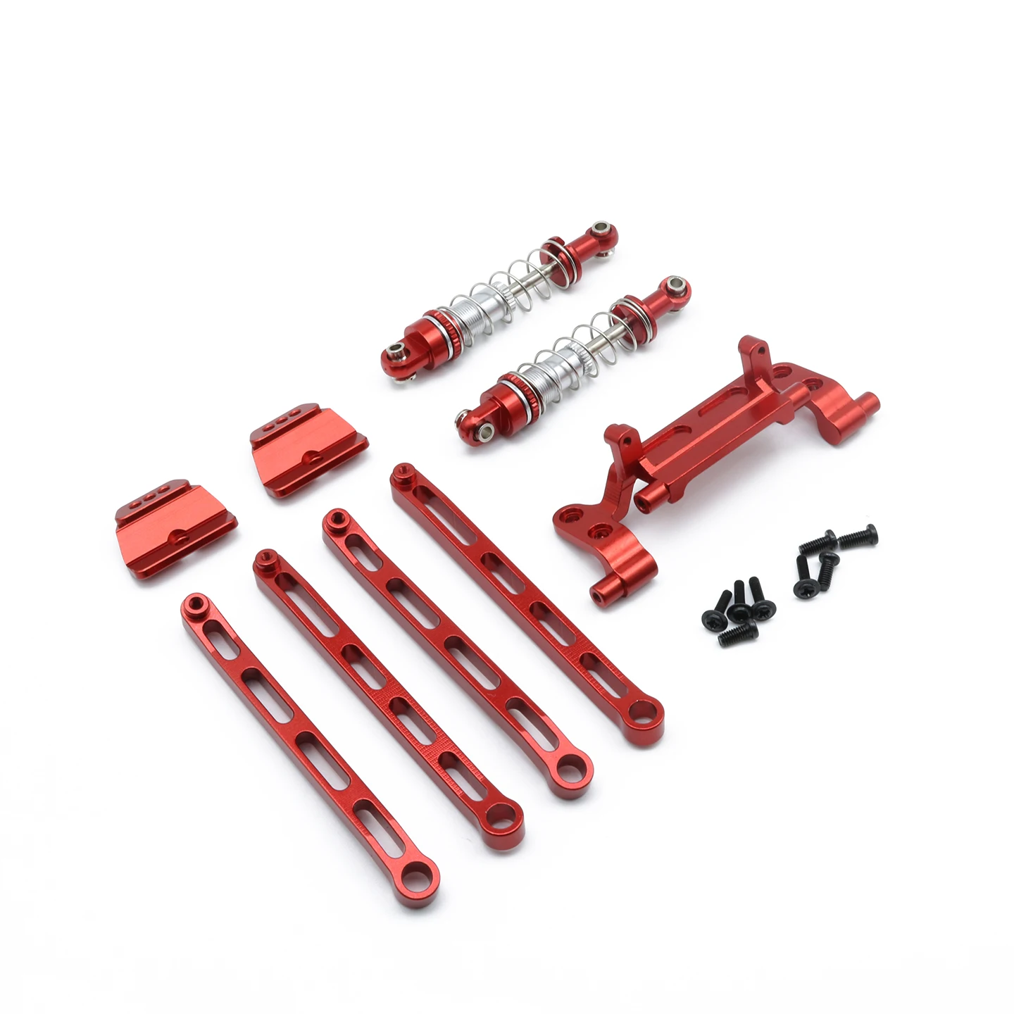 MN82 MN82S MN82por zdalnie sterowany samochód akcesoria metalowe + amortyzator hydrauliczny + korbowód