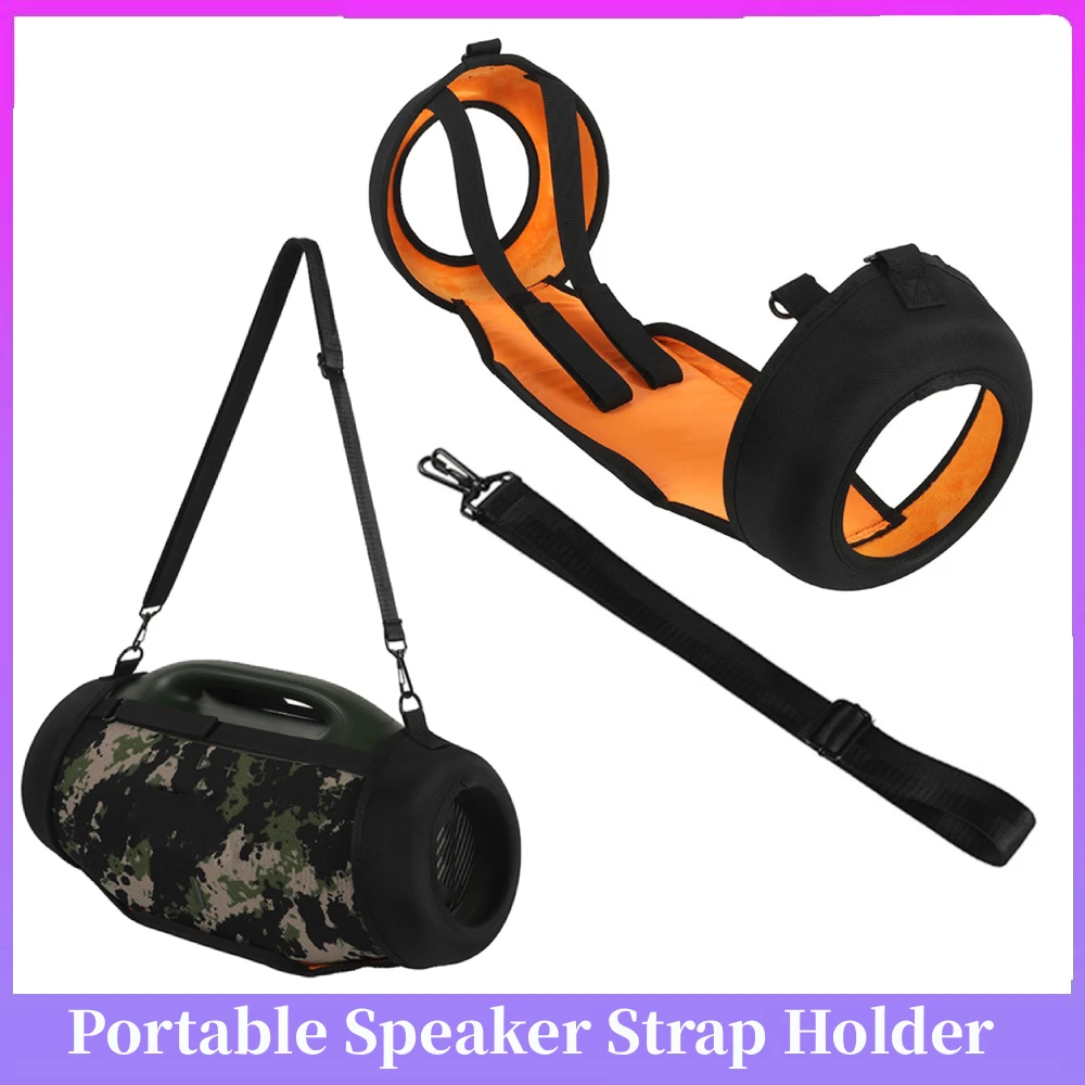

Travel Carrying Strap Shoulder Strap with Two Side Covers Travel Carrying Pouch for JBL Boombox 4 Portable BT Speaker