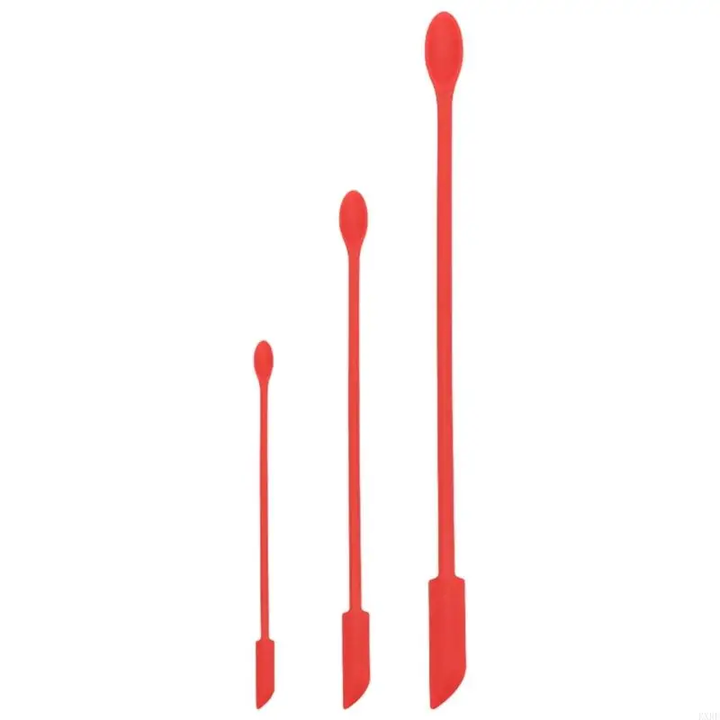 Ustensiles d'agitation en silicone réglés pour le mélange résine le pétrin pâte Stir Sticks Kxre