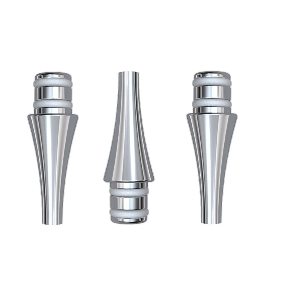 Silver Diamond Painting Tool Metal Point Drill Pen Heads Diamond Embroidery Accessories Replacement Metal Multi Placer Tip。