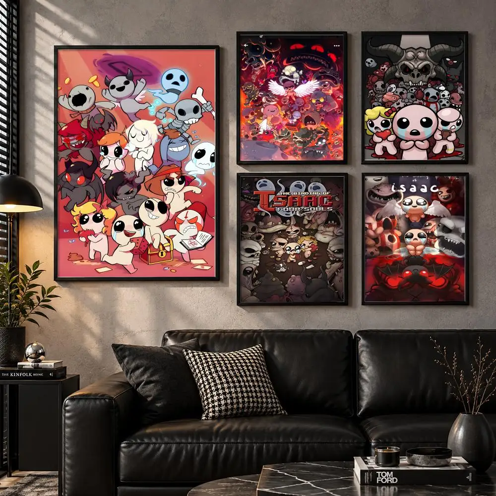 The Binding Of Isaac Indie Rogue Dark Fantasy Videogame Art Poster Aesthetic Unframed Wall Prints for Bedroom & Living Room
