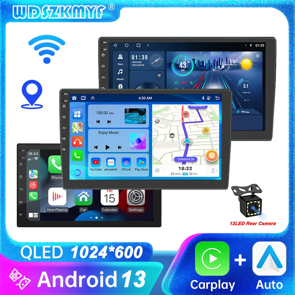 

7"/9"/10" Car Radio Android 13 Androidauto Carplay WIFI GPS Car Audio Automotive Multimedia Player For Hyundai Nissan Toyota Kia