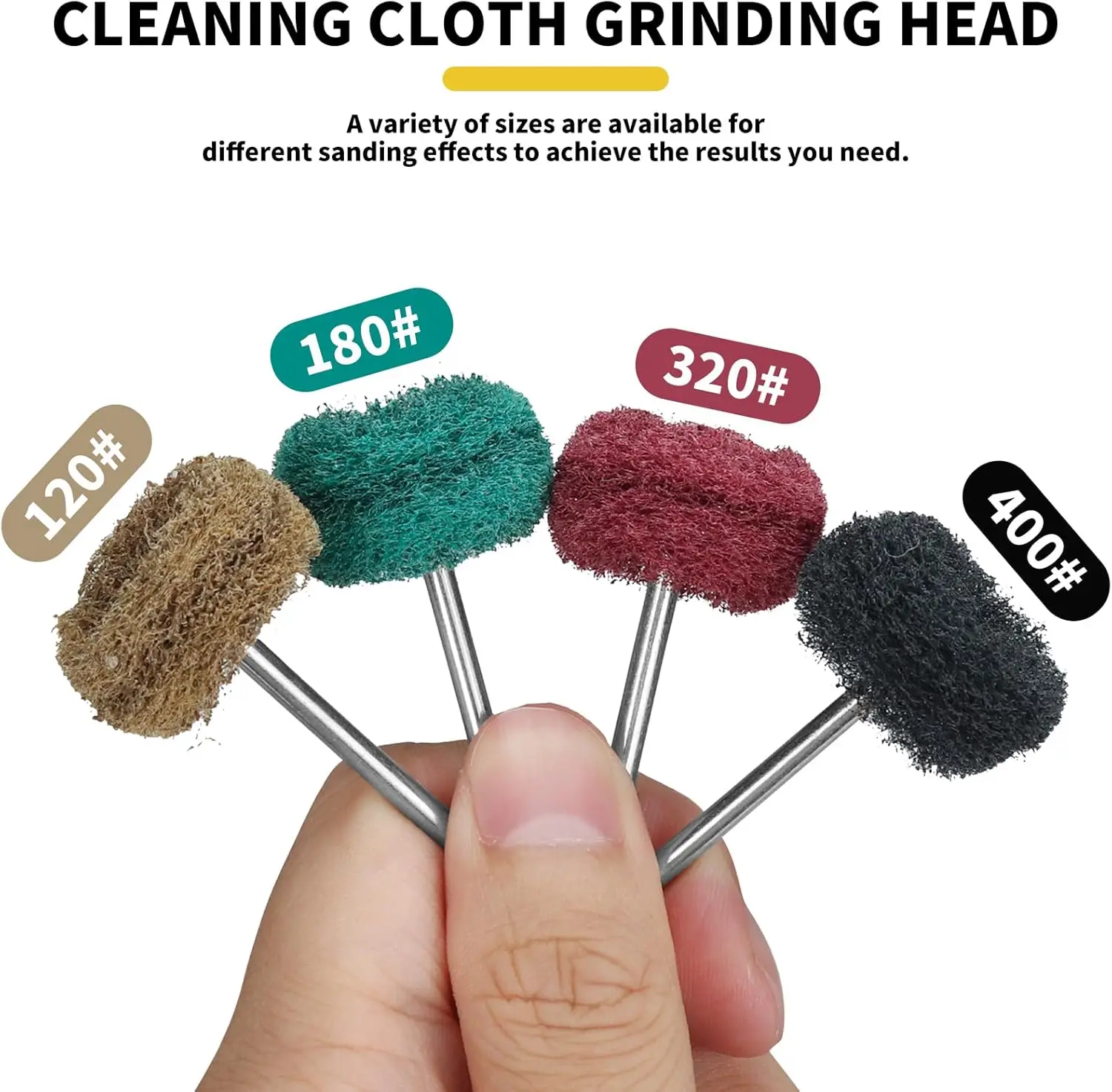 1 Inch Mini Drill Abrasive Brush Nylon Fiber Polishing Wheel Shank 3mm for Dremel Accessories Tools Glass Metal Polishing