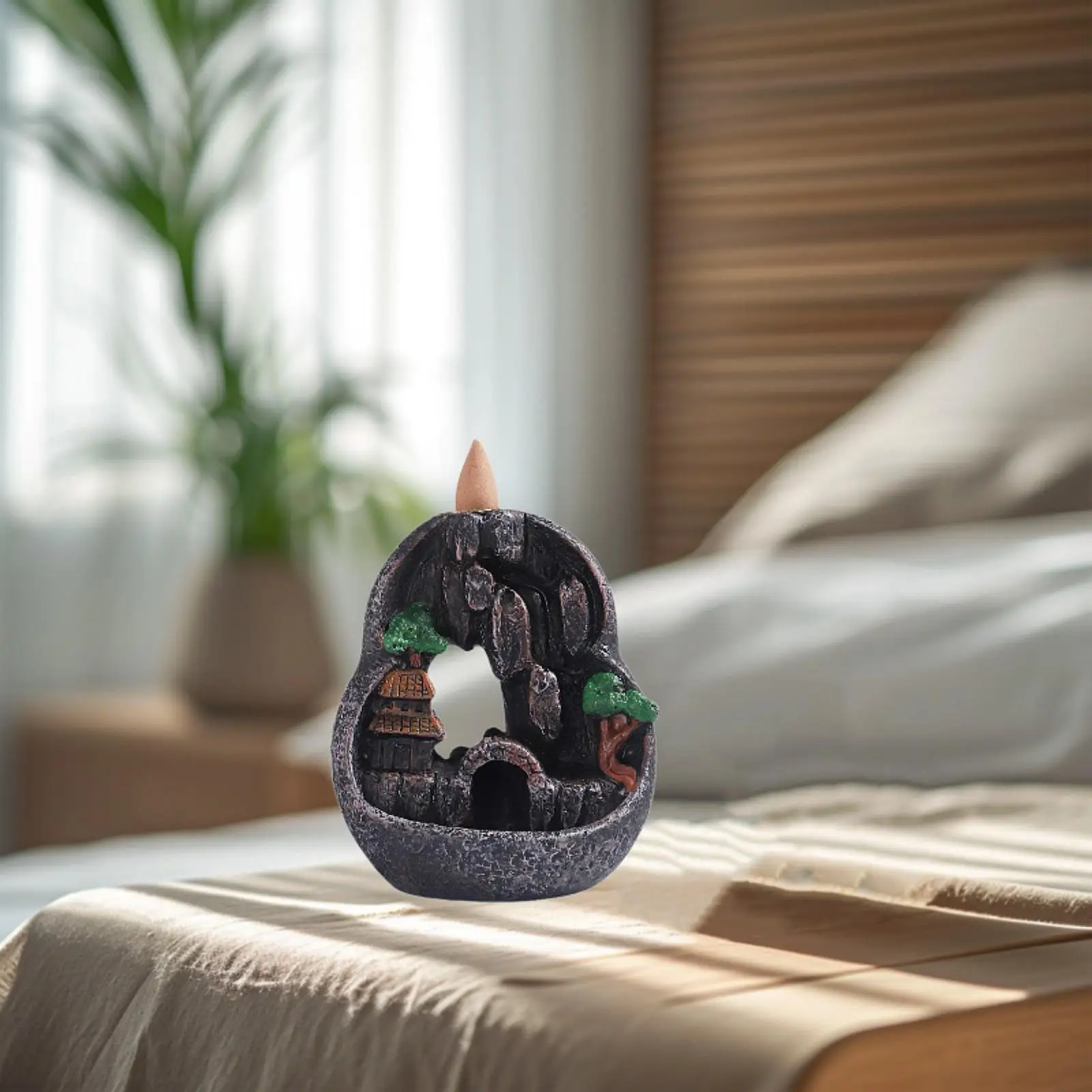 Backflow Incense Decoration Incense Burner for Office Garden Yoga Studio