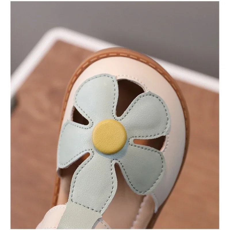 Girls Sandals Summer Mixed Colors Petal Baby Garden Shoes Fashion Flowers Children\'s Shoes Kids Beach Sandals