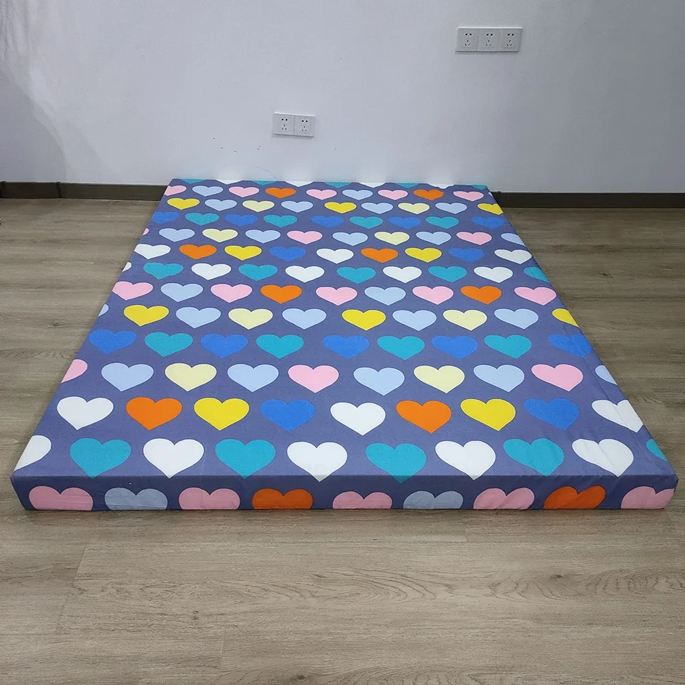 Factory hot sale cheap high density foam mattress custom size student thin foam mattress