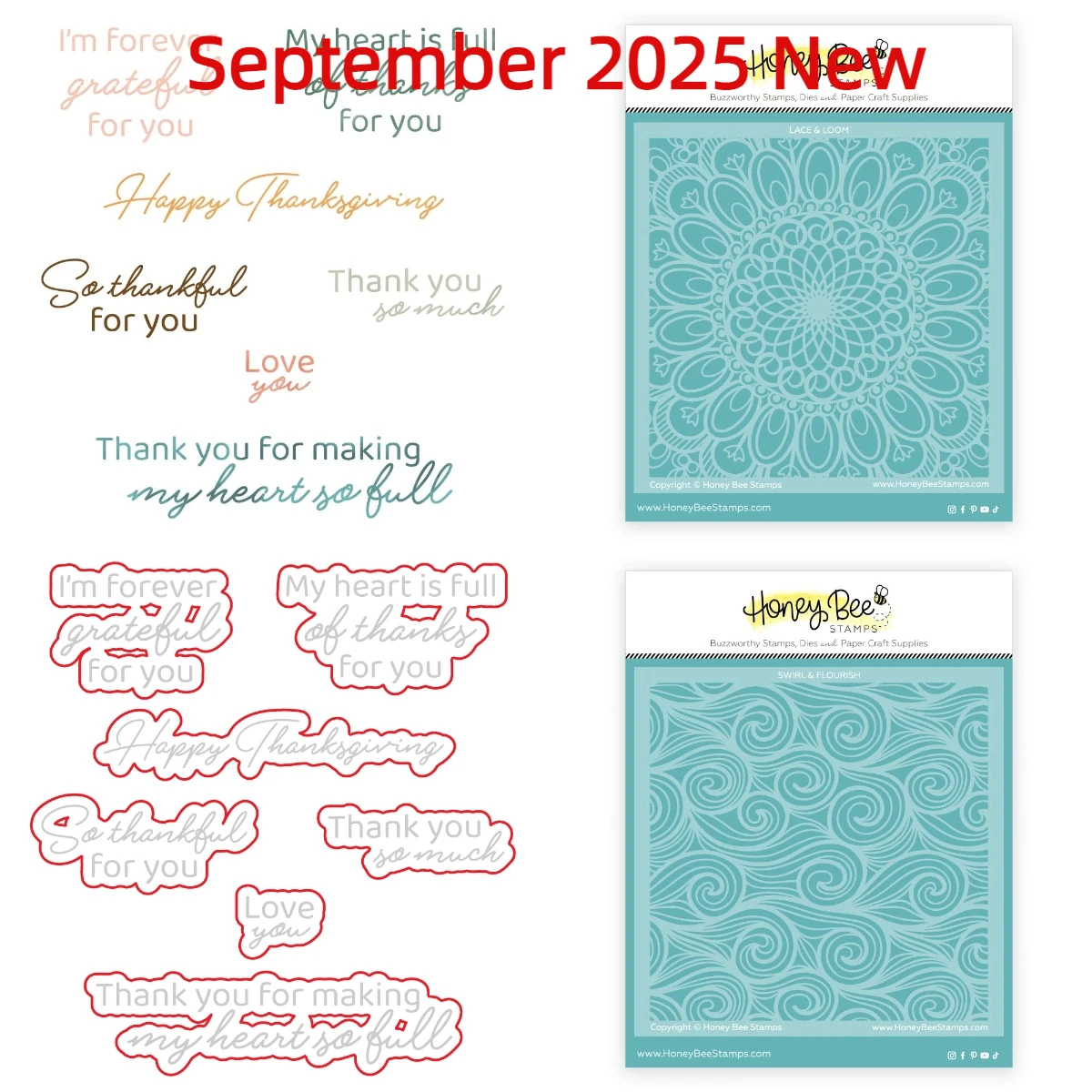 Honeybeestamps Hoosier Cabinet Fall 2025 New Cutting Dies Craft Embossing Make Paper Greeting Card Making Template DIY Handmade