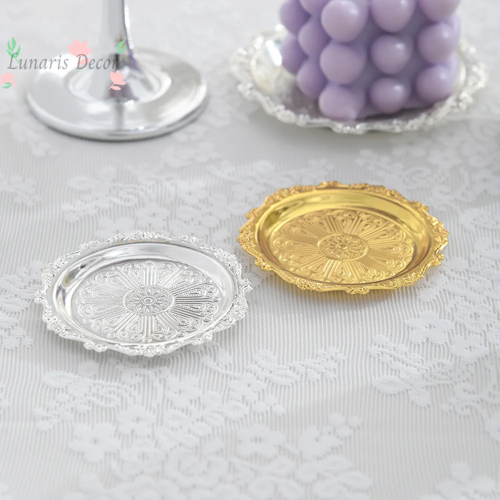 50pcs High Quality Square Metal Tray Food Serving Plate Fruit Platter Baking Pan Storage Organizer for Cafe & Restaurant