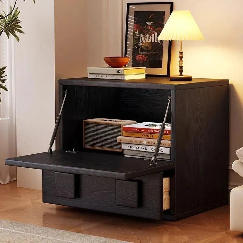 Medieval Style Card Door Cabinet Locker Combination TV Cabinet Bedroom Storage Unit Living Room Bedside Table