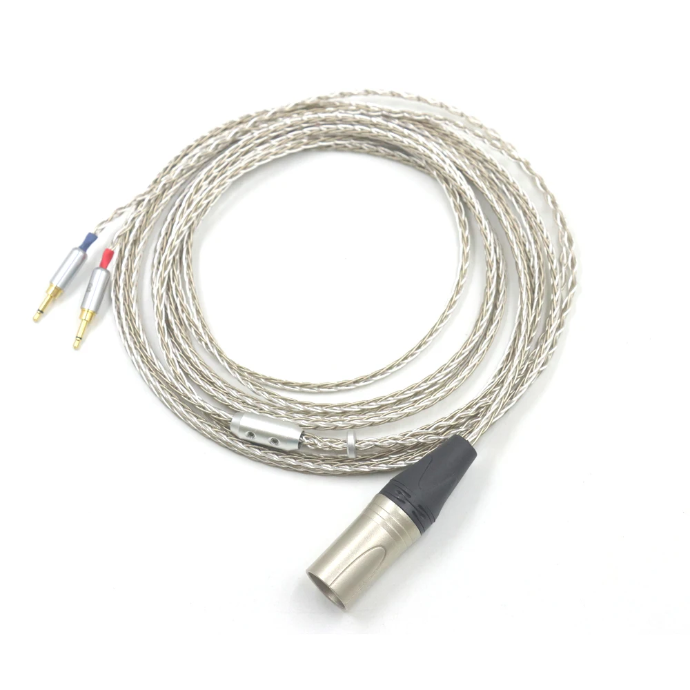 152 Core 4-Pin XLR Headphone Upgrade Cable Doth 2.5mm Compatible For Hifiman HE1000 HE400S He400i HE560 Oppo PM-1 PM-2