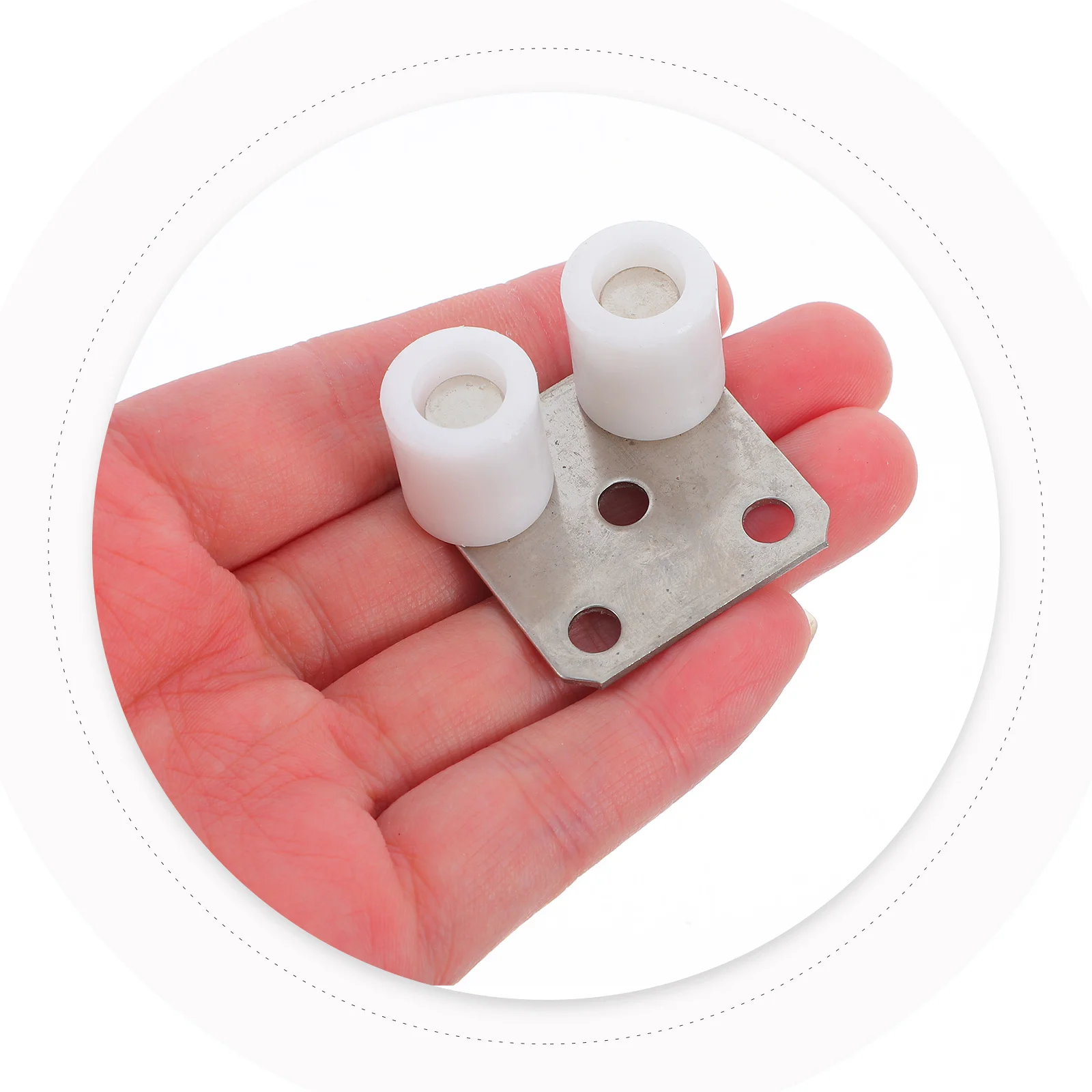 

2Pcs Roll-Up Door Track Roller Electric Shutter Guide Wheel Anti-Deviation Smooth Sliding Roller for Shutter Doors Durable