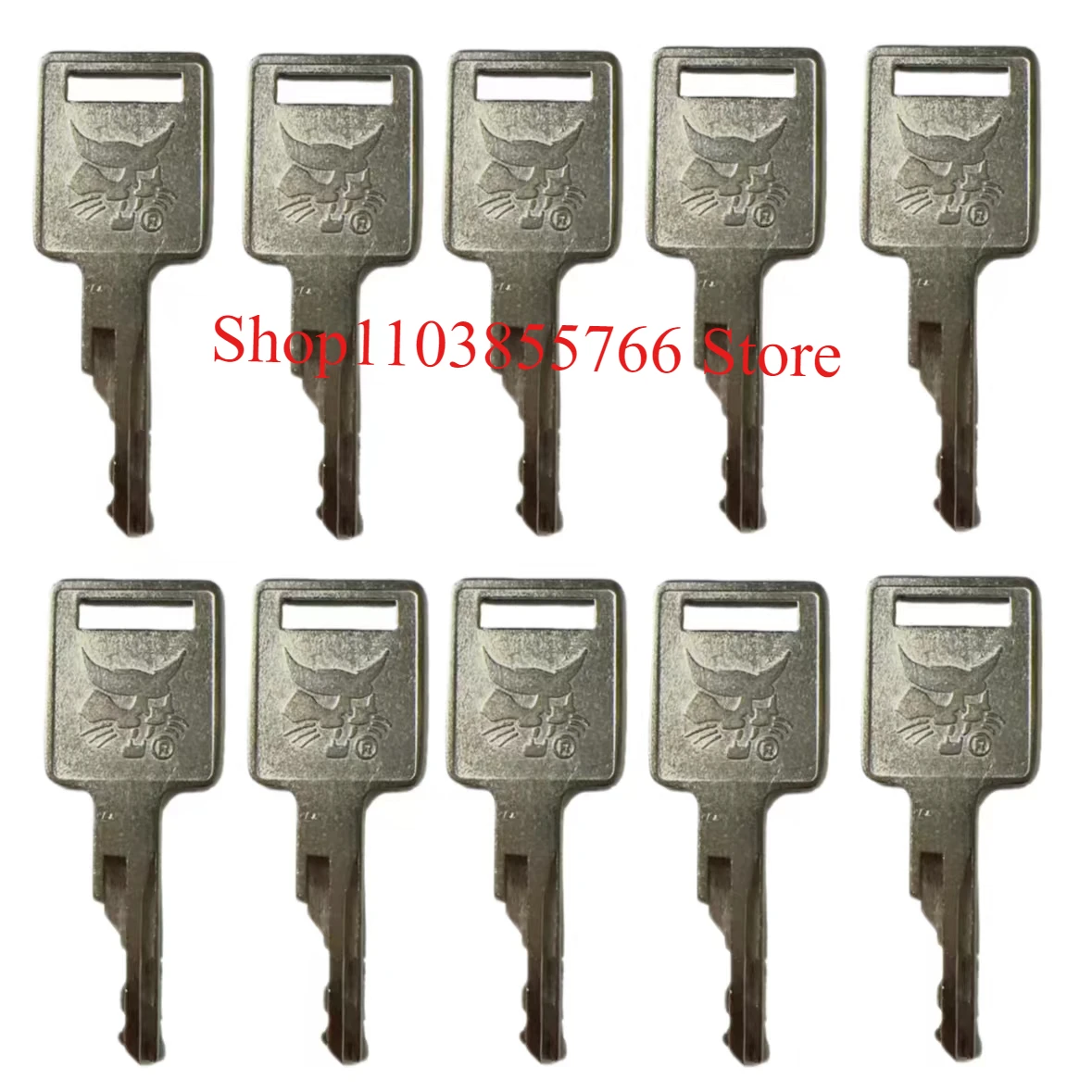 6693241 10PCS D250 Ignition Key For Bobcat Skid Steer Loaders and Mini Excavators