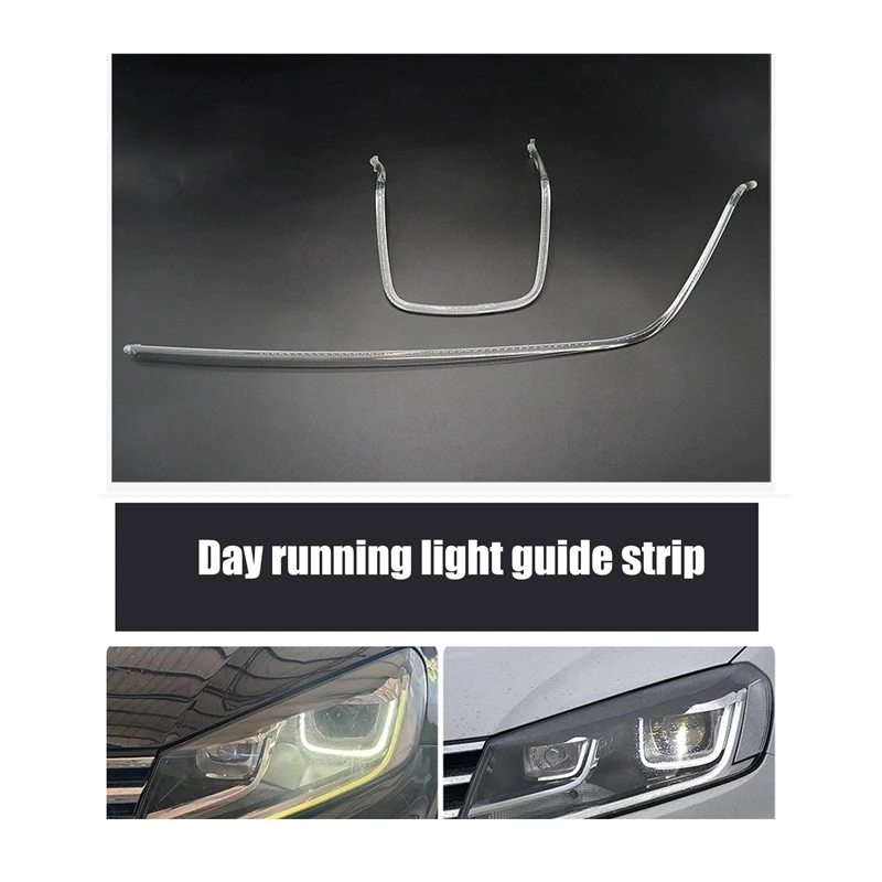 LED DRL faro luce tubo auto Daytime Running Light Bar per VW Touareg 2016-2018