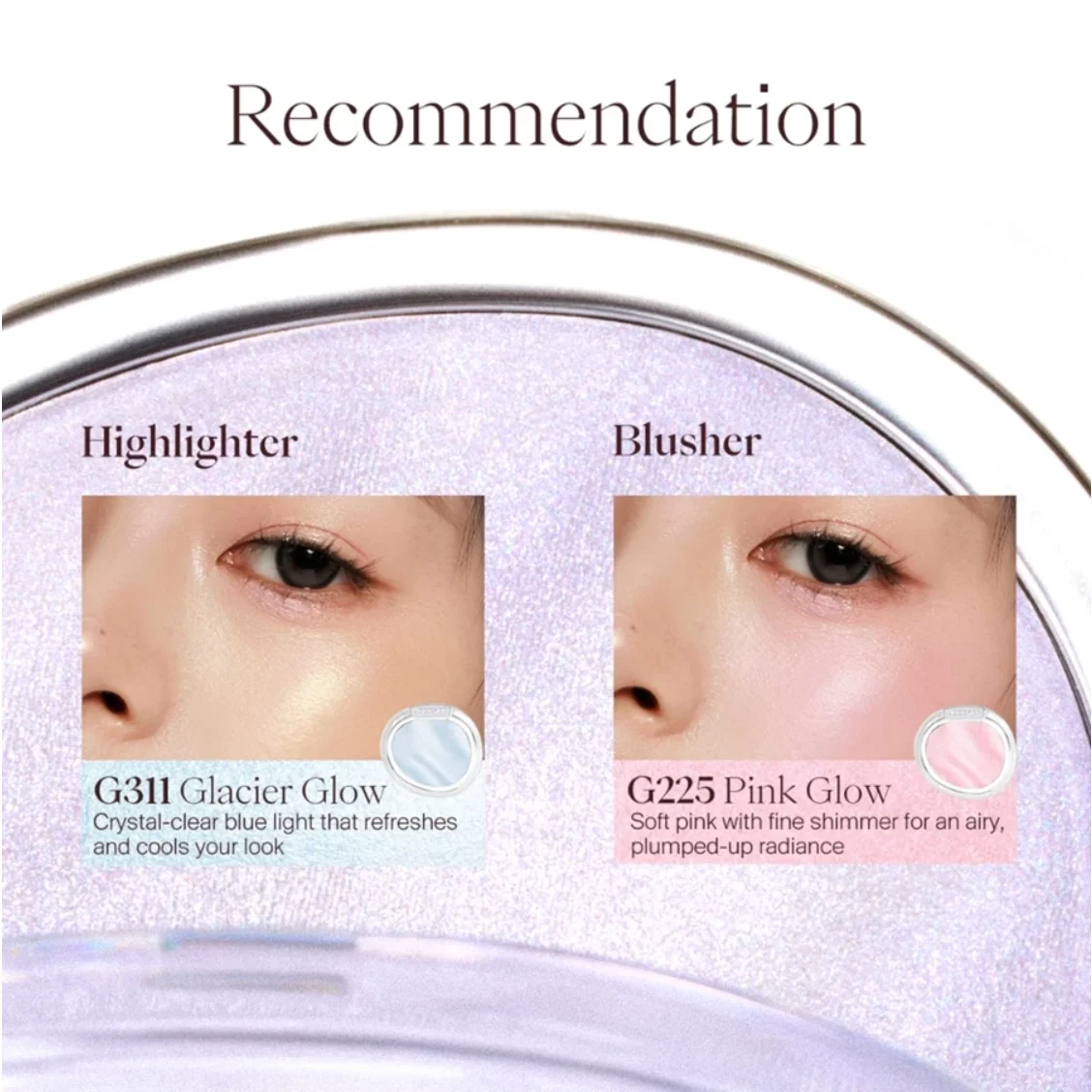 JOOCYEE Highlighter Blush Shimmer Stain Long-lasting Natural