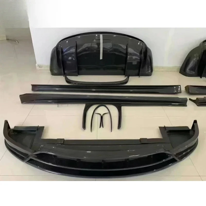 

Carbon Fiber Automotive Accessories—Front Lip, Diffuser, and Body Kit—Specially Dened to Upgr Model X to RZ Style.