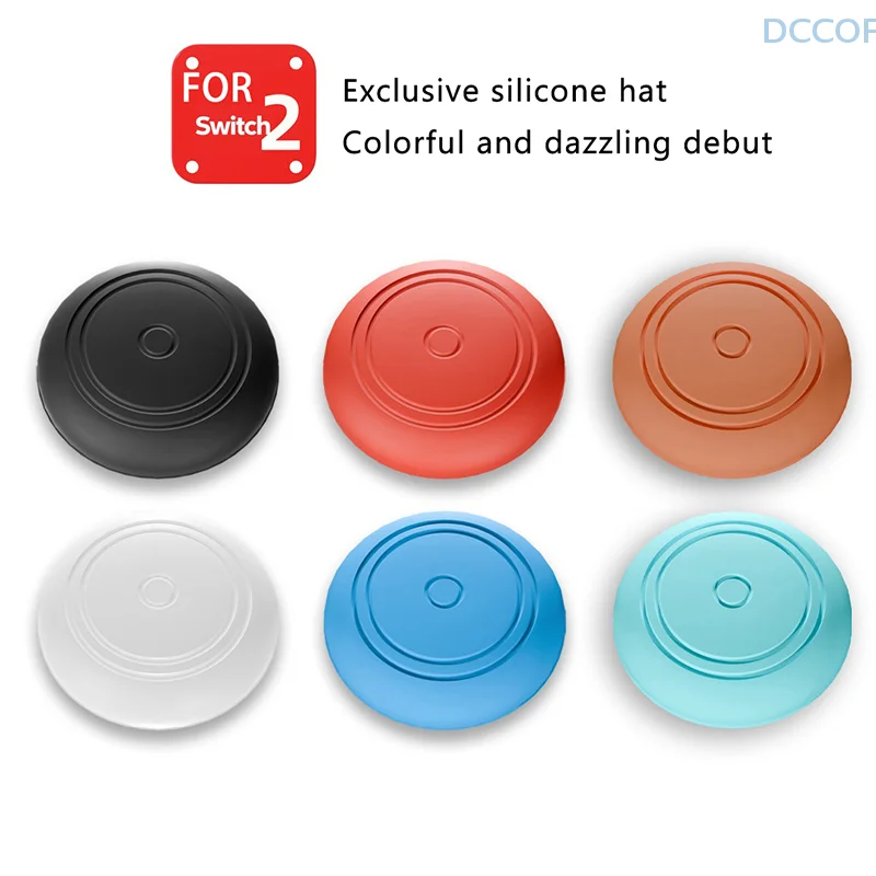 

8 шт. силиконовый противоскользящий набор колпачков для джойстика для Switch 2 JoyCon, геймпад, джойстик, чехол для джойстика, ручка контроллера, колпачок