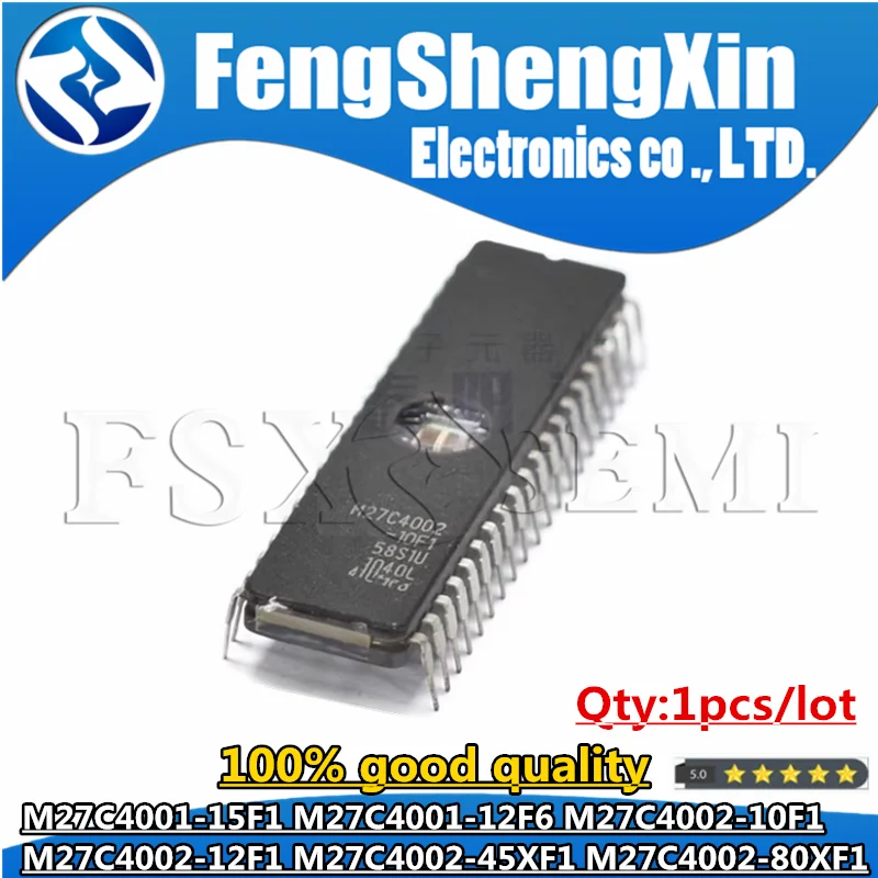 1pcs M27C4001-15F1 M27C4001-12F6 M27C4002-10F1 M27C4002-12F1 M27C4002-45XF1 M27C4002-80XF1 DIP Chips