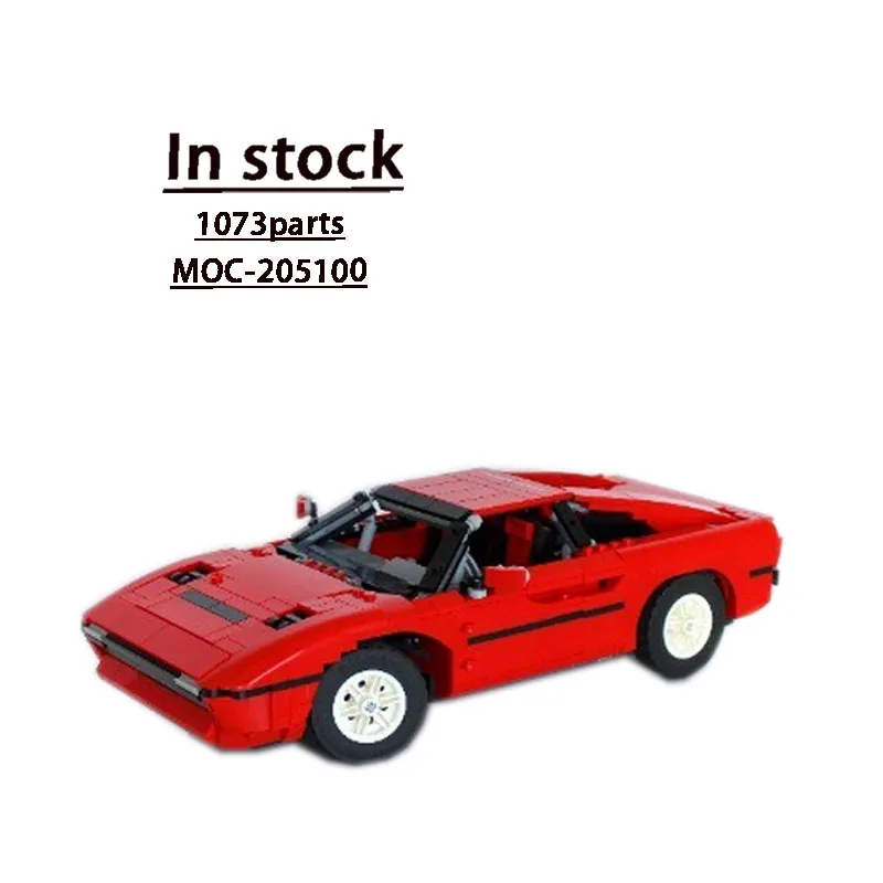 

MOC-205100GTS Inspired Supercar Building Block Model 1073 PartsMOC Creative Boy Kids Birthday Building Blocks Toy Gift