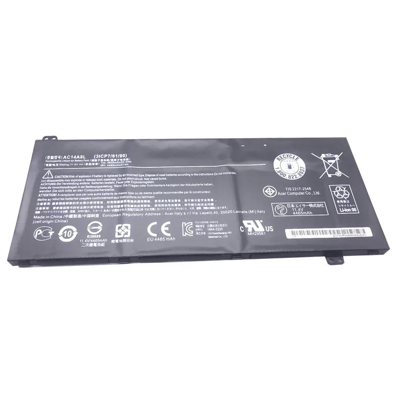 LMDTK New AC14A8L Laptop Battery For Acer Aspire VN7-571 571G 591 591G 791G V15 Nitro MS2391 KT.0030G.001 11.4V 4605mAh