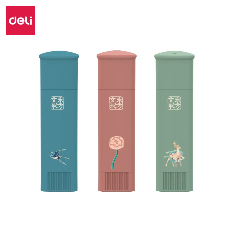 

Deli Stationery Formaldehyde-Free Solid Glue Stick High Viscosity Diy Washable Sticker Photo Card Student Home Office 8/13g