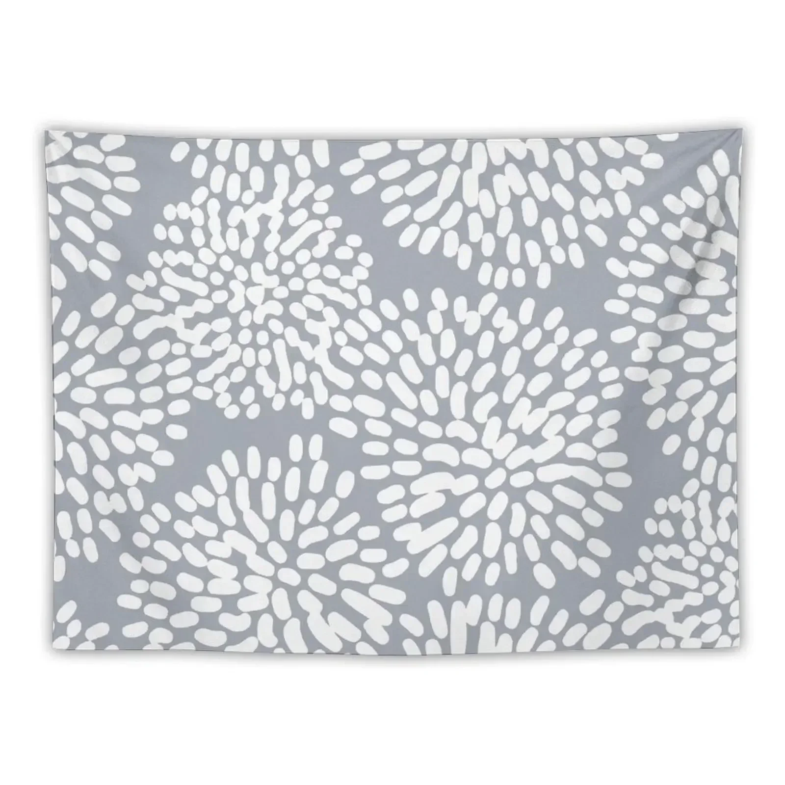 

Grey and White Abstract Firework Flowers Tapestry Bedroom Decoration Bedrooms Decorations Tapestry