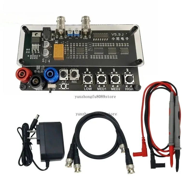 Dual-Channel VI Curve Tester, Two-Channel Input Acrylic Version with Four Test Frequencies Display