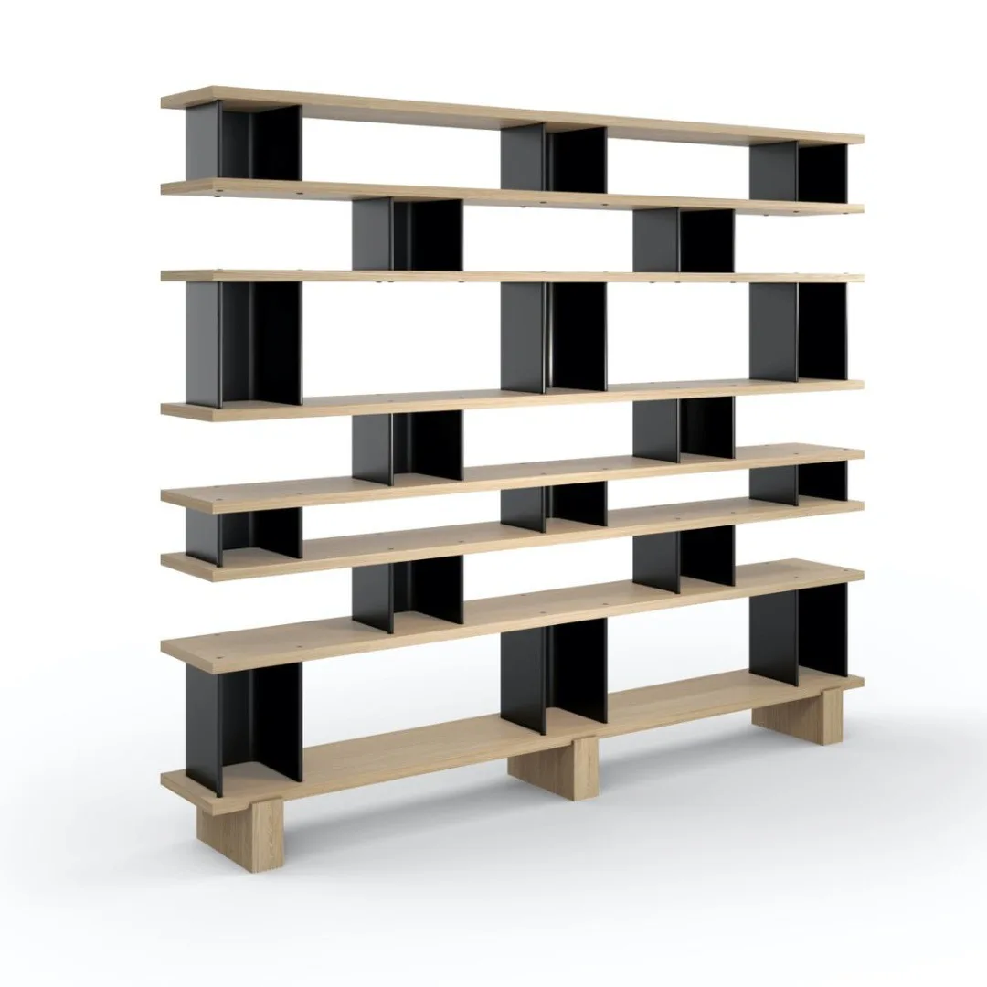 Solid wood bookcase, living room storage, Japanese-style simple creative display cabinet, floor-to-wall shelf storage cabinet