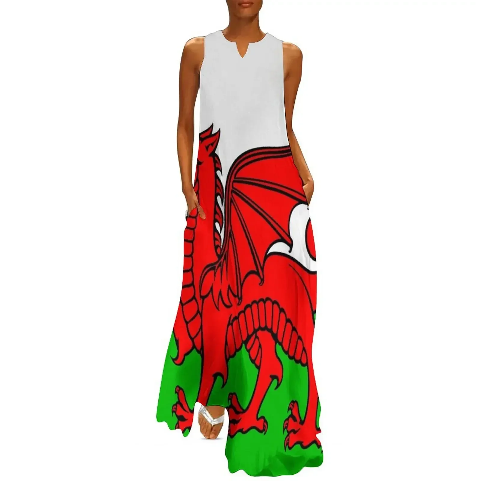 

Flag of Wales Long Dress prom clothes evening dress dresses ladies 2025 summer dresses summer woman 2025 Dress