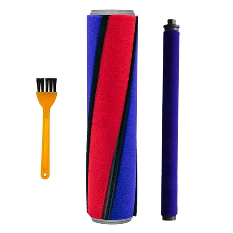 

A85I-1 Pair Vacuum Cleaner Soft Pile Brush Rolling Brush For Dyson V6 V7 V8 V10 V11 Replacement Floor Brush Roller