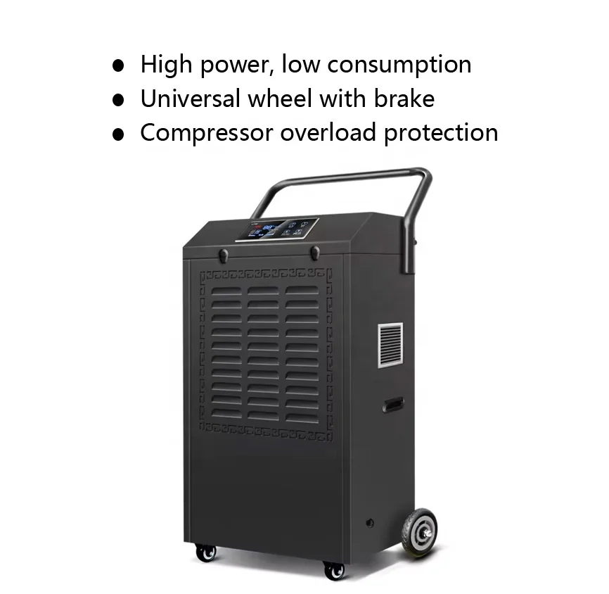 60L/D OEM And ODM Hand Push Dehumidifier Greenhouse Indoor Pool Air Dry Dehumidifier Machine For Industrial