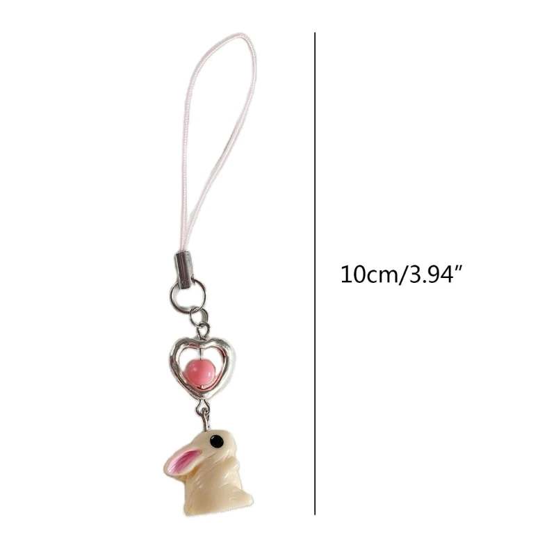 Heart Keyring Phone Charm Starp Delicate Jewelry Gift Phone Starp Keyring Drop shipping