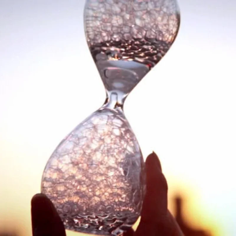 Bubble Fantasy Bubble Hourglass Simple Household Creative Desktop Decoration High Borosilicate Glass Miss Puff Singing Hourglass